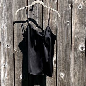 Banana Republic black twist front camisole size small